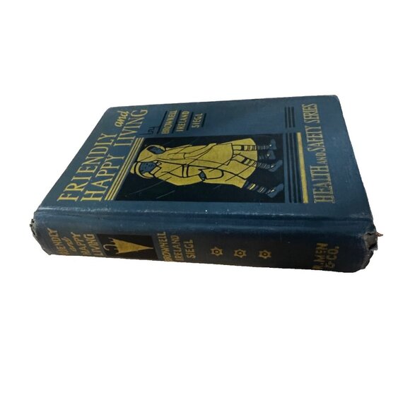 Happy living Health and safety series school book Mcnally HC 1927 VtG - Picture 2 of 11